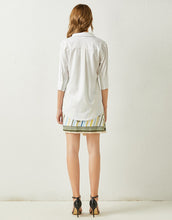 Load image into Gallery viewer, ‘The Artist Sketch’ cotton shirt and asymmetric skirt set