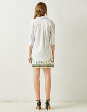 Load image into Gallery viewer, ‘The Artist Sketch’ cotton shirt and asymmetric skirt set