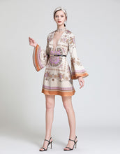 Load image into Gallery viewer, Bell sleeve dress with cut out neckline (DRESS ONLY) sample sale