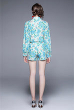 Load image into Gallery viewer, Blue daisy two piece set