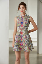 Load image into Gallery viewer, The Ornate bauble sleeveless skater dress