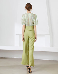 Green sleeves smart two piece set *WAS £145*
