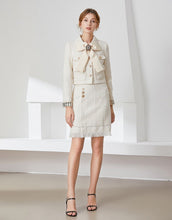 Load image into Gallery viewer, &quot;Pretty love&quot;  Cream tweed suit set