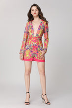 Load image into Gallery viewer, Pink with patterns playsuit Sample sale