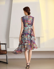 Load image into Gallery viewer, Floral daydream ruffle dress