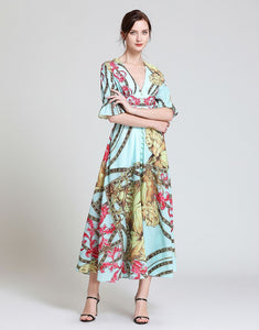 “Hear Me Roar!” Bohemian Maxi Dress