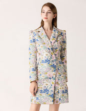 Load image into Gallery viewer, The Flower Power Blazer Dress