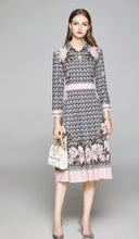 Load image into Gallery viewer, Circle Pattern Floral Printed Dress