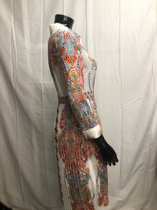 pleated paisley dress  NOW £35