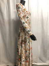 Load image into Gallery viewer, white with patterns dress sample sale