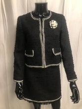 Load image into Gallery viewer, black and white suit set  sample sale