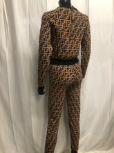 Load image into Gallery viewer, Brown F logo loungewear set sample sale