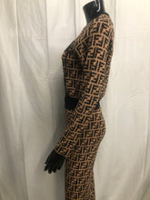 Load image into Gallery viewer, Brown F logo loungewear set sample sale