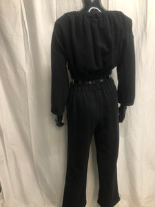 Black cute loungewear set sample sale