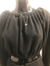 Load image into Gallery viewer, Black cute loungewear set sample sale