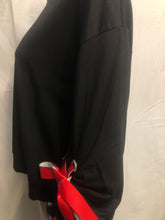 Load image into Gallery viewer, Black jumper with bow details sample sale
