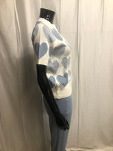 Load image into Gallery viewer, blue heart loungewear set sample sale