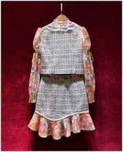 Load image into Gallery viewer, Fancy floral two piece set