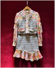Load image into Gallery viewer, Fancy floral two piece set