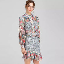 Load image into Gallery viewer, Fancy floral two piece set