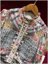 Load image into Gallery viewer, Fancy floral two piece set