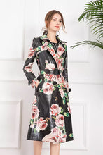 Load image into Gallery viewer, Bed of roses trench coat
