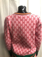 Load image into Gallery viewer, Pink printed pattern jumper sample sale