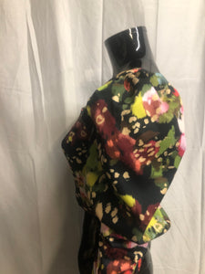 one shoulder floral pattern top sample sale £35