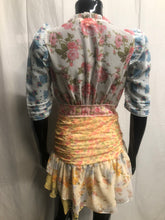 Load image into Gallery viewer, mix match floral print mini dress with tie belt  sample sale