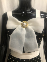 Load image into Gallery viewer, black knitted with diamante dress sample sale