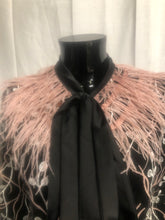 Load image into Gallery viewer, Fabulous feather shirt  pink sample sale £35