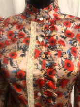 Load image into Gallery viewer, Poppy flower dress sample sale £35