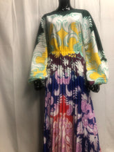 Load image into Gallery viewer, Mixed bright print maxi dress  sample sale £35