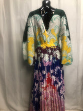 Load image into Gallery viewer, Mixed bright print maxi dress  sample sale £35