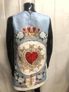 Crown and Heart sleeveless dress  NOW £35