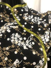 Load image into Gallery viewer, Black patterned mini dress NOW £10