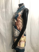 Load image into Gallery viewer, High neck ruffle patterned sleeveless dress NOW £35
