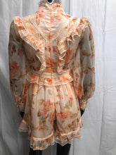 Load image into Gallery viewer, Beige and orange mini dress