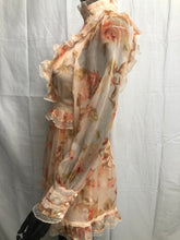 Load image into Gallery viewer, Beige and orange mini dress