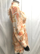 Load image into Gallery viewer, Beige and orange mini dress