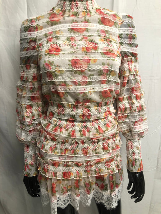 floral lace two piece set NOW £35