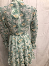 Load image into Gallery viewer, High neck floral mini dress