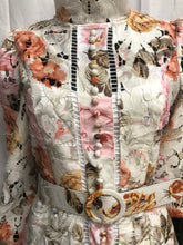 Load image into Gallery viewer, Floral cut out lace mini dress with belt NOW £35