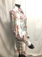 Load image into Gallery viewer, Paisley long sleeve dress with belt NOW £35
