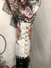Load image into Gallery viewer, Paisley long sleeve dress with belt NOW £35