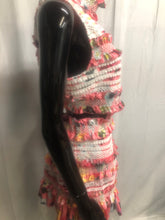 Load image into Gallery viewer, Pink floral two piece set  sample sale £35