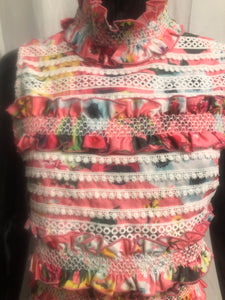 Pink floral two piece set  sample sale £35