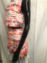 Load image into Gallery viewer, Pink floral two piece set  sample sale £35