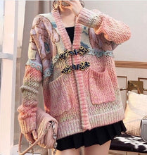 Load image into Gallery viewer, Pastel rose dipdye Cardigan