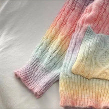 Load image into Gallery viewer, Chase the rainbow cardigan